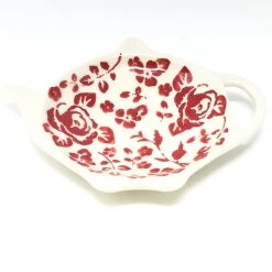 Janelle Imports Teabag Dish In Antique Red