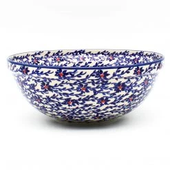 Janelle Imports Round Bowl 64 Oz In Touch Of Red