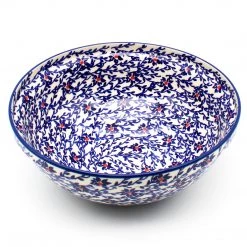 Janelle Imports Round Bowl 64 Oz In Touch Of Red