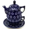 Janelle Imports Teapot W/Cup & Saucer In Pinwheels