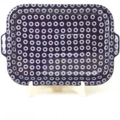 Janelle Imports Tray W/Handles In Pinwheel