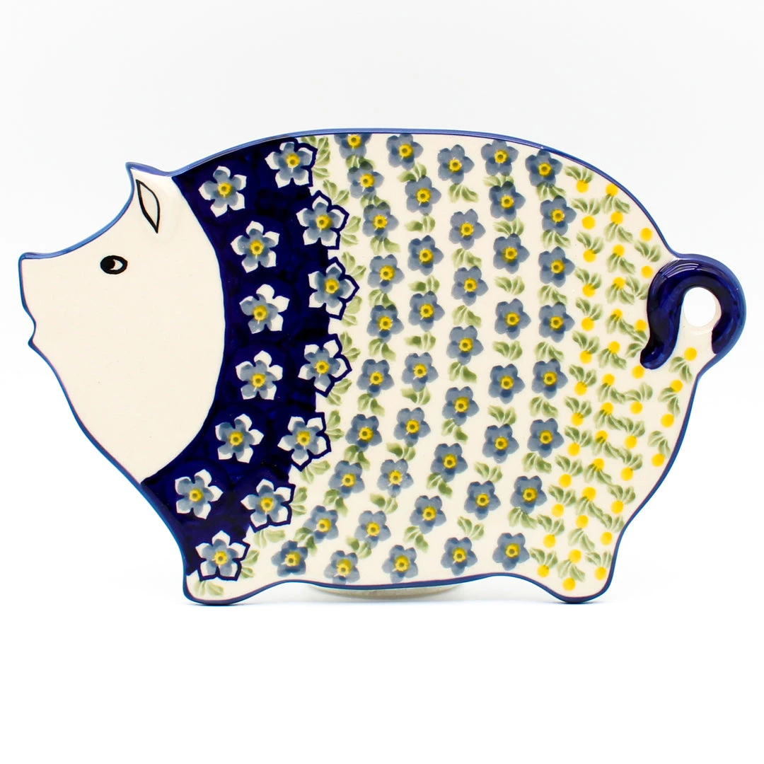 Janelle Imports Piggy Cutting Board In Periwinkle 3 Janelle Imports Piggy Cutting Board In Periwinkle