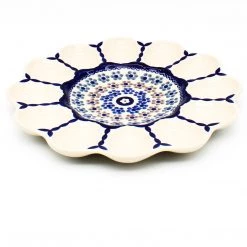 Janelle Imports Deviled Egg Plate In Simple Daisy