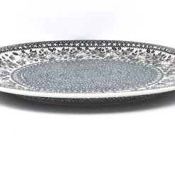 Janelle Imports Turkey Server In Gray & Black