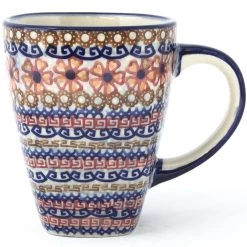 Janelle Imports Square Cup 12 Oz In Earth Tones