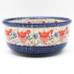 Janelle Imports Family Deep Bowl In Perennial Garden