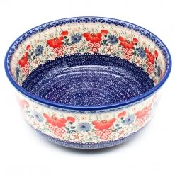 Janelle Imports Family Deep Bowl In Perennial Garden