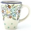 Janelle Imports Square Cup 12 Oz In Spectacular Daisy