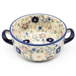 Janelle Imports Sm Round Baker W/Handles In Morning Breeze