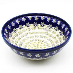 Janelle Imports Round Bowl 64 Oz In Periwinkle