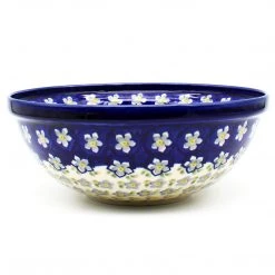 Janelle Imports Round Bowl 64 Oz In Periwinkle