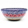 Janelle Imports Round Bowl 64 Oz In Red Zinnia