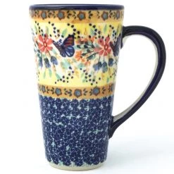 Janelle Imports Tall Cup 12 Oz In Butterfly Meadow