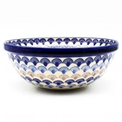 Janelle Imports Round Bowl 64 Oz In Seashells