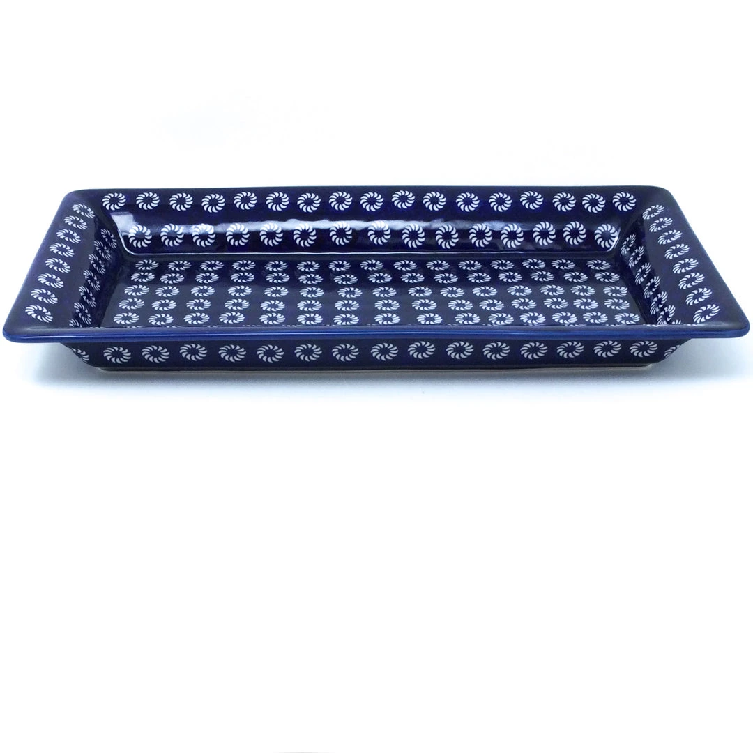 Janelle Imports Lg Rect. Server W/Lip In Pinwheels 3 Janelle Imports Lg Rect. Server W/Lip In Pinwheels