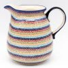 Janelle Imports Pitcher 2 Qt In Multi-Colored Flowers