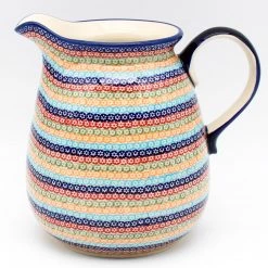 Janelle Imports Pitcher 2 Qt In Multi-Colored Flowers