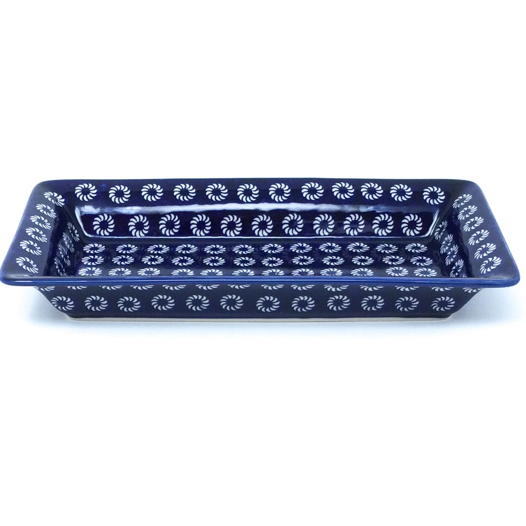 Janelle Imports Sm Rect. Server W/Lip In Pinwheels 3 Janelle Imports Sm Rect. Server W/Lip In Pinwheels