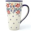 Janelle Imports Tall Cup 12 Oz In Delicate Flowers