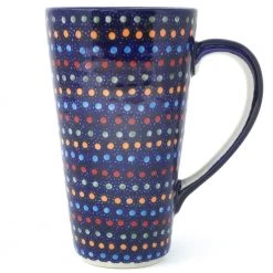 Janelle Imports Tall Cup 12 Oz In Multi-Colored Dots