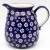 Janelle Imports Pitcher 2 Qt In Flowers On Blue 1 Janelle Imports Pitcher 2 Qt In Flowers On Blue