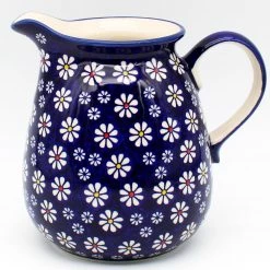 Janelle Imports Pitcher 2 Qt In Flowers On Blue