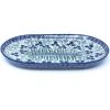 Janelle Imports Tiny Oval Platter In Alpine Blue 2 Janelle Imports Tiny Oval Platter In Alpine Blue