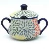 Janelle Imports Family Style Sugar Bowl 14 Oz In Pastel Burst
