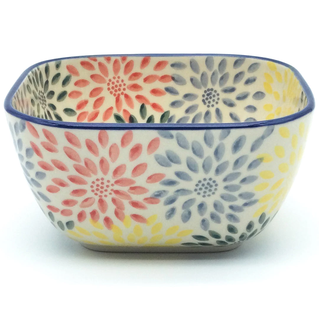 Janelle Imports Deep Square Bowl 32 Oz In Pastel Burst 3 Janelle Imports Deep Square Bowl 32 Oz In Pastel Burst