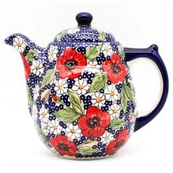 Janelle Imports Tall Teapot 2 Qt In Endless Garden