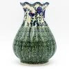 Janelle Imports Scalloped Vase In Gill's Blue
