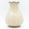 Janelle Imports Scalloped Vase In Black Elegance