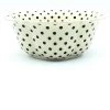 Janelle Imports Lg Retro Bowl In Black Polka-Dot 2 Janelle Imports Lg Retro Bowl In Black Polka-Dot