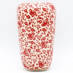 Janelle Imports Sm Modern Vase In Antique Red