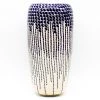 Janelle Imports Lg Modern Vase In Blue Rain