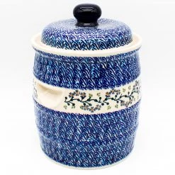 Janelle Imports Pickling Barrel 7 Qt In Blue Meadow