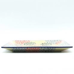 Janelle Imports Square Platter In Pastel Burst