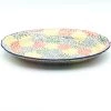 Janelle Imports Oval Basia Platter In Pastel Burst
