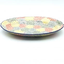 Janelle Imports Oval Basia Platter In Pastel Burst