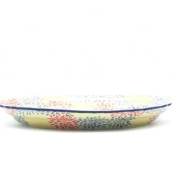 Janelle Imports Oval Basia Platter In Pastel Burst