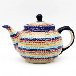 Janelle Imports Morning Teapot 1 Qt In Multi-Colored Flowers