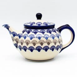 Janelle Imports Morning Teapot 1 Qt In Seashells