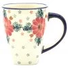 Janelle Imports Square Cup 12 Oz In Floral Cluster