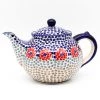 Janelle Imports Afternoon Teapot 1.5 Qt In Red Zinnia