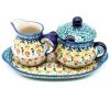 Janelle Imports Creamer & Sugar Set W/Tray In Country Fall