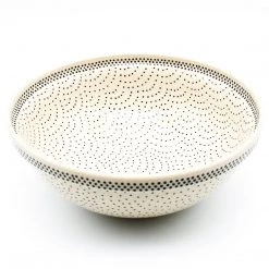 Janelle Imports Round Bowl 64 Oz In Black Elegance