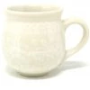 Janelle Imports Lady's Cup 10.5 Oz In White On White