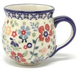 Janelle Imports Lady's Cup 10.5 Oz In Summer Arrangement