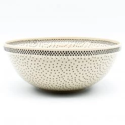 Janelle Imports Round Bowl 64 Oz In Black Elegance