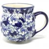 Janelle Imports Lady's Cup 10.5 Oz In Blue Butterfly